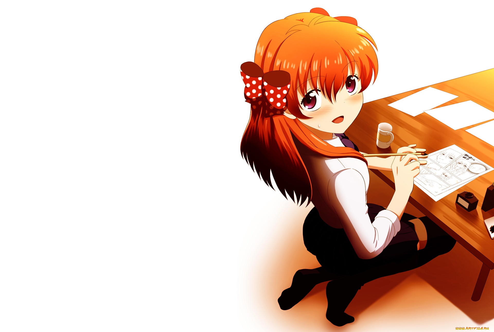 , gekkan shoujo nozaki-kun, sakura, chiyo